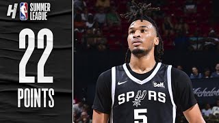 Stephon Castle drops 22 PTS vs Blazers 🔥 FULL Highlights [upl. by Aleicarg906]