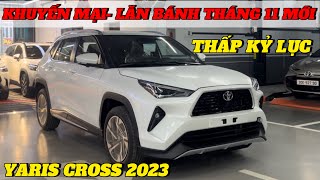 ✅ Bất ngờ Giá Toyota Yaris Cross 2023 tiếp tục giảm cuối tháng 11 Lăn bánh quotthấp kỷ lục quot [upl. by Tarrah]