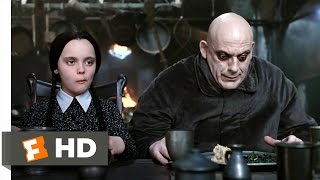 The Addams Family 310 Movie CLIP  Dinner Conversation 1991 HD [upl. by Andros40]