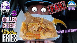 Taco Bell® Grilled Cheese Nacho Fries Review 🌮🔔🍟  WORST Item Ever  theendorsement [upl. by Lowndes]