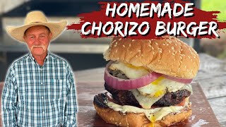 Homemade Chorizo Burger  The BEST Burger Ive Ever Eaten bestburgerever [upl. by Jodie577]