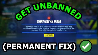 How to Fix Fortnite Ban  Permanent Unban with HWID amp VPN Fix  Vertex [upl. by Annaed]