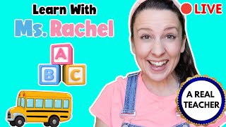 🔴 Wheels on the Bus  Nursery Rhymes amp Kids Songs  Toddler Learning Video  Ms Rachel [upl. by Atse569]