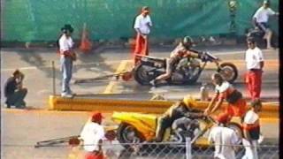 Drag Racing 1994  Super Twin Top Fuel final  Nitrolympix Hockenheim [upl. by Yusem346]