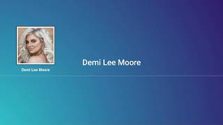 Neon Moon Lyrics  Demi Lee Moore [upl. by Aicirtac]