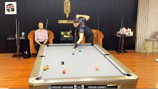 Fedor Gorts Vs Mickey Krause  PERI OPEN 9 BALL 2024 [upl. by Crin]