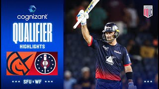 Cognizant Major League Cricket Qualifier Highlights  San Francisco Unicorns Vs Washington Freedom [upl. by Zoarah799]