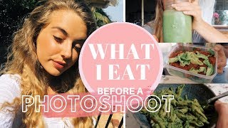 WHAT I EAT The Day Before A Photoshoot  DeBloating Foods To Lean Up [upl. by Latimer]