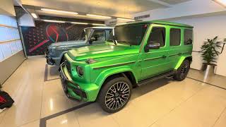 Mercedes GWagon 2023 different Interior and Exterior colors arrives [upl. by Ytirev]