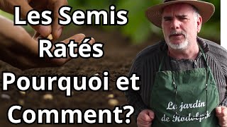 Questce Qui Fait Échouer Vos Semis  Les Causes Communes [upl. by Llesirg719]