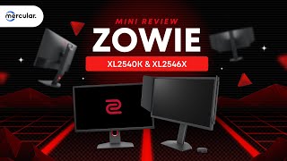 มินิรีวิว ZOWIE XL2540K amp XL2546X  ว่าที่ตัวแทนหมู่บ้านจอเกมมิ่ง 240Hz ใหม่จาก Zowie [upl. by Lillian848]