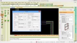 AEC Window Anchor Position in Caddie AEC Architecture dwg software [upl. by Yesnikcm]