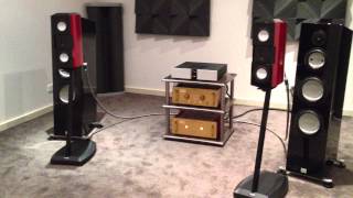 Evolution Acoustics MMMicro One  DarTZeel Pre  Power Vitus RCD 100 at Absolute Hi End [upl. by Eelik]