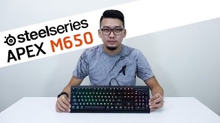 รีวิว SteelSeries APEX M650 RGB Mechanical [upl. by Evonne]