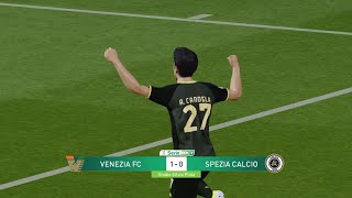 Venezia Fc vs Spezia Calcio eFootball PES 2024 Career Mode Part23 [upl. by Elenore]