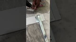 Pocket door Channel fitting shortvideo vishalfurniture [upl. by Eelyab]