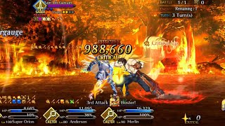 FGO NA Lostbelt 6 「Avalon le Fay」 Tam Lin Gawain VS Super Orion Fate Grand Order [upl. by Derian]