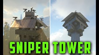 Ark  How to Build a SNIPER Tower Tutorial [upl. by Nitniuq753]