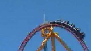 Top Thrill Dragster RollbackNear Stall [upl. by Warfourd]