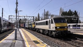 Trains at Shenfield GEML  240421 [upl. by Zillah533]