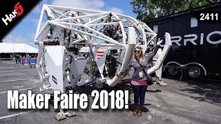 MakerFaire 2018 Star Wars BB8 Builders and Giant Mechs  Hak5 2411 [upl. by Sidnak]