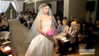 Carolina Herrera Spring 2013 Bridal Collection  Videofashion [upl. by Kaslik]