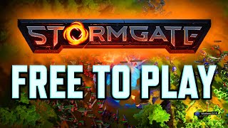 STORMGATE is OUT Free to Play RTS  Live Guide amp Gameplay [upl. by Dawkins]