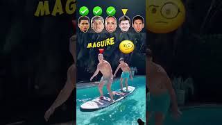 Crazy Water Challenge  Messi🥽🥶 shorts football maguire bellingham lehmann garnacho messi [upl. by Mollee]