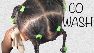 COIFFURE DE MA FILLE METISSE  COW WASH [upl. by Mensch]