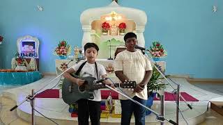 Gospel Songs Duet Performance in St Lukes Church by Kidos 08092024 [upl. by Ahtiekahs]