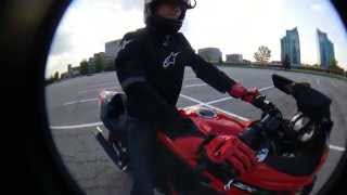 Learn to ride a motorcycle ninja 250 in 20 min [upl. by Ditmore472]