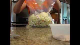 COLESLAW IN A BAG EASY PEASY [upl. by Errick]