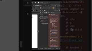 reactdomdevelopmentjs Warning validateDOMNesting div cannot appear as a descendant of p [upl. by Adniuqal]