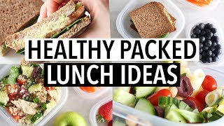 EASY HEALTHY PACKED LUNCH IDEAS  For school or work [upl. by Nosilla833]