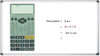 Calculer le périmètre dun cercle [upl. by Cornew672]