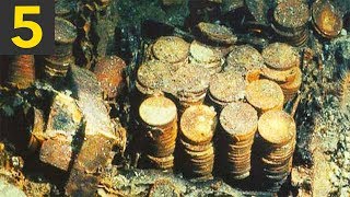 Top 5 BIGGEST Sunken Treasures Ever Found [upl. by Clie200]