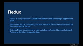 lecture 10 React Redux overview [upl. by Drofwarc]