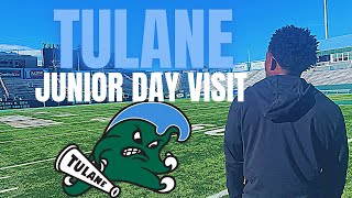 VLOG ￼Tulane University Football Junior Day 2023 [upl. by Ilarin]