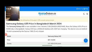 Samsung Galaxy A35 Review  Best Phone Under Budget 2024 [upl. by Messing575]