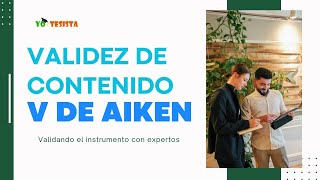 VALIDEZ de CONTENIDO V de AIKEN [upl. by Tiffanie679]