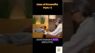 Rouvolfia Uses  By Prof Ashish Baldi [upl. by Guinna]