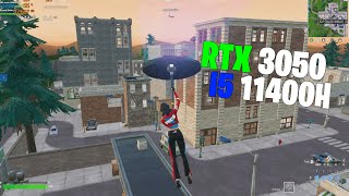 Fortnite Reload RTX 3050  Intel I5 11400H  Fortnite Chapter 5  Perfomance Mode [upl. by Yebba]