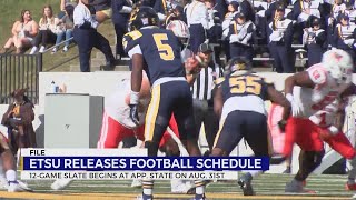 ETSU unveils 2024 football schedule [upl. by Neeruan953]