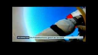 Felix Baumgartner BREAK SONIC BARRIER14102012 Space Fly filmed from his onboard helmet cameras [upl. by Ludovika798]