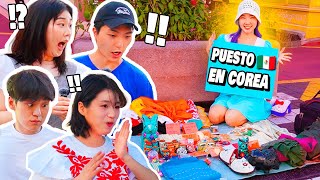 Puse PUESTO de ARTESANÍA MEXICANA en COREA y ESO PASÓ PT2 l Chingu Amiga [upl. by Odelle]