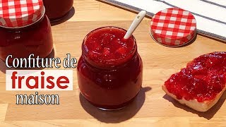 Confiture de fraises maison facile rapide et allégée en sucre [upl. by Lizned]