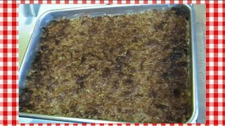 Oatmeal Cake with Broiled Coconut Topping Recipe  Noreens Kitchen [upl. by Ifill]