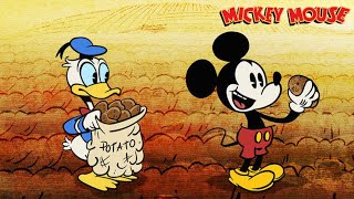 Potatoland 2013 Disney Mickey Mouse Cartoon Short Film  Review [upl. by Araiet666]