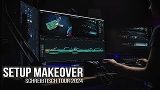 Das PERFEKTE Videoschnitt Setup  Schreibtisch Makeover 2024 [upl. by Aay]