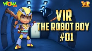 Vir The Robot Boy  1  3D ACTION compilation for kids  As seen on Hungama TV [upl. by Towrey]